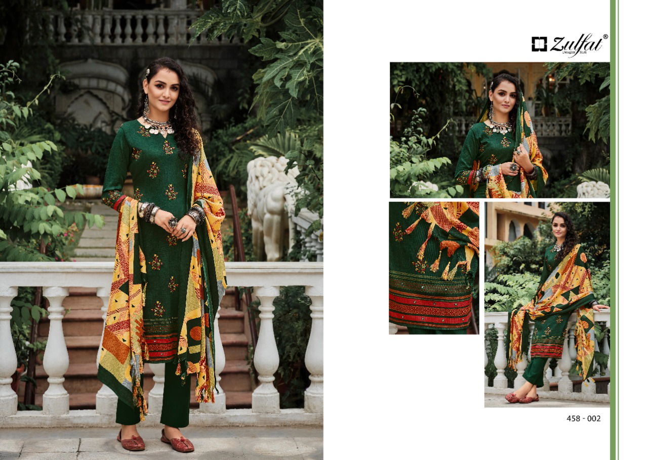 Zulfat Nusrat Fancy Ready Made Wholesale Suit Collection